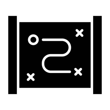 Tek izole edilmiş simgenin vektör illüstrasyonu