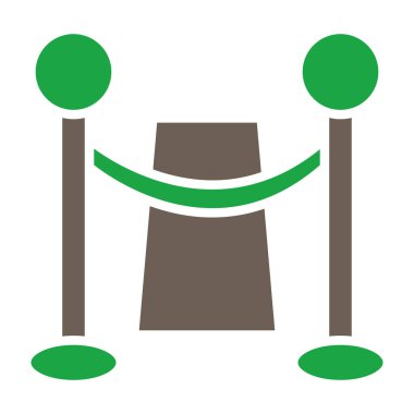 Sirk atlıkarınca vektör simgesi