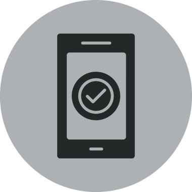 Vektör akıllı telefon simgesi illüstrasyonu