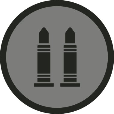 Kurşun. Web simgesi basit illüstrasyon