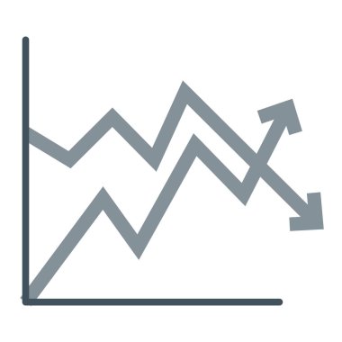 Grafik grafik vektör simgesi