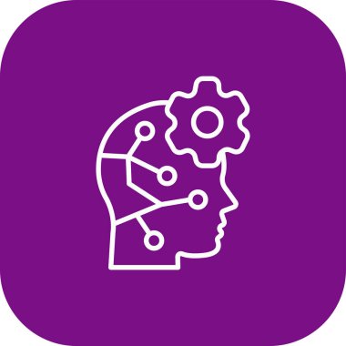 Akıllı telefon simgesine sahip insan kafası