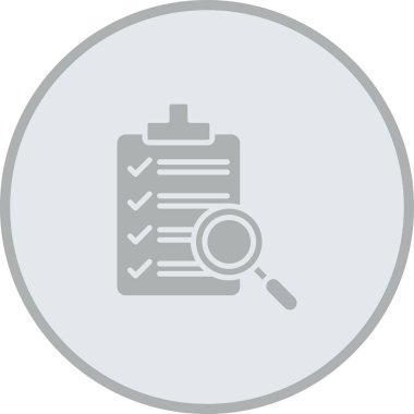 Kontrol listesi simgesi vektör illüstrasyonu