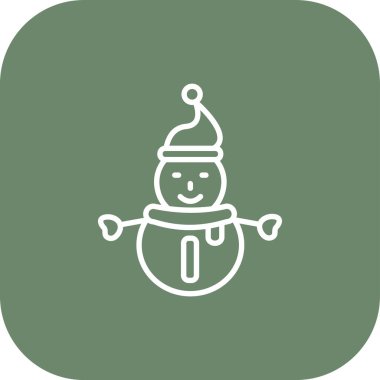 Kardan Adam simgesi vektör çizimi