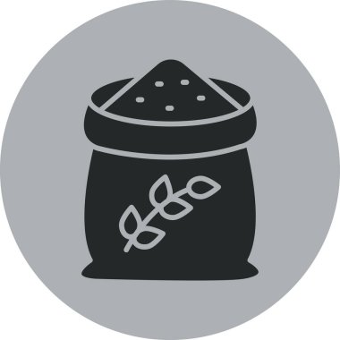 kahve çekirdeği ikonu vektör illüstrasyonu