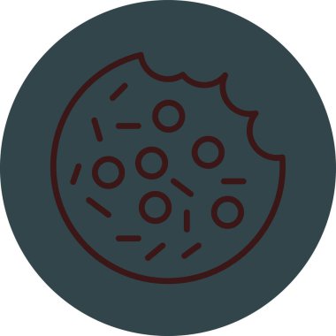 Gıda simgesinin vektör illüstrasyonu