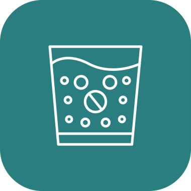 Su simgesinin vektör illüstrasyonu