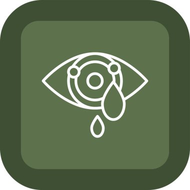 Güzel Göz Kabartma Vektörü Simgesi