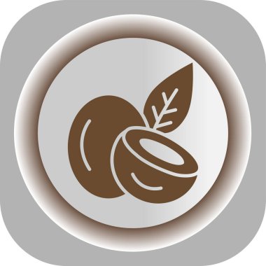 Benzersiz kahve çekirdeği vektör simgesi