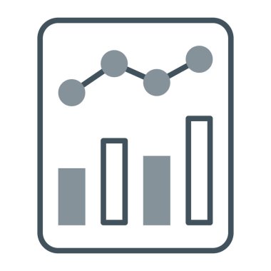 analiz çizelgesi vektör simgesi