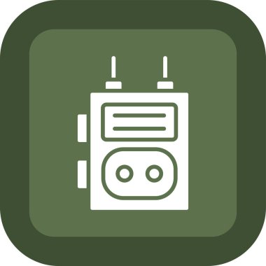 radyo simgesi vektör illüstrasyonu