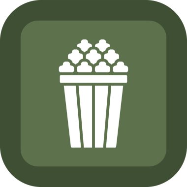 cupcake simgesi, vektör illüstrasyonu.