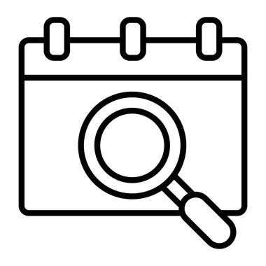 Büyüteç simgesini, anahat stili