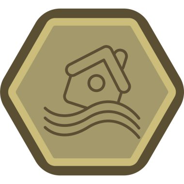 Kişisel konum simgesi illüstrasyonu