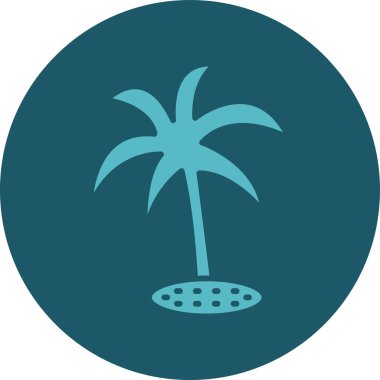 vektör hindistan cevizi simgesi çizimi