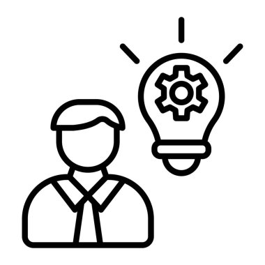 Ampul ikonlu ampul. Beyaz arkaplanda izole edilmiş web tasarımı için ampul vektör simgesine sahip özet fikir ampulü