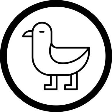 Moda tarzında izole edilmiş hayvan simgesi