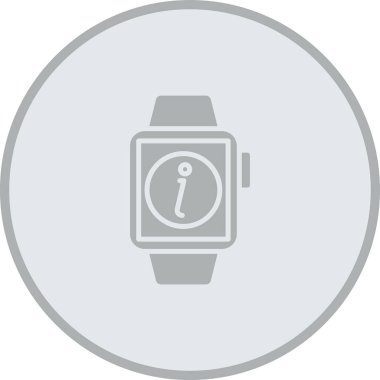 akıllı saat çizgisi vektör simgesi dekoru