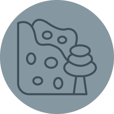 Peynir. Web simgesi basit illüstrasyon