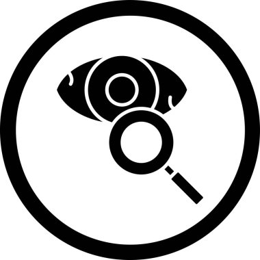 Arama simgesi, vektör illüstrasyonu