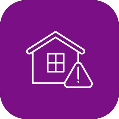 Ev simgesinin vektör illüstrasyonu