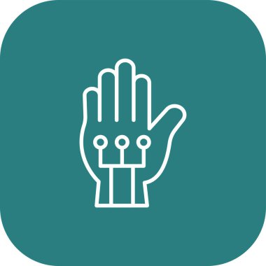 İnsan eli simgesi, vektör