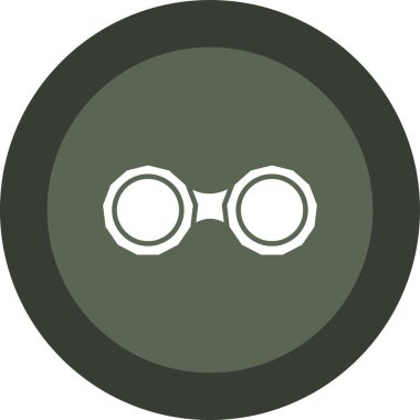 dürbünler, web simgesi vektör çizimi