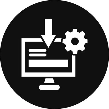 seo modern simgesinin vektör illüstrasyonu