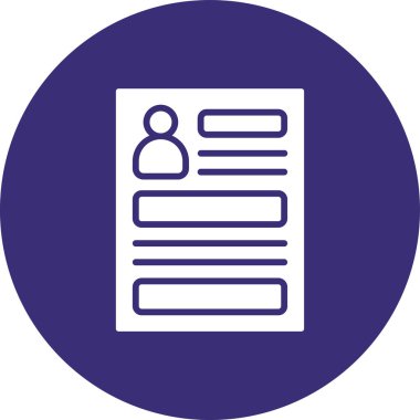 Dosya simgesinin vektör illüstrasyonu