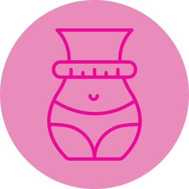 Bebek Şişe. Basit illüstrasyon