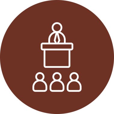 Eşsiz hiyerarşi vektör çizgisi simgesi