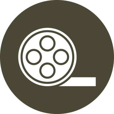 Film. Web simgesi basit tasarım
