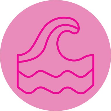 Yüzme havuzu. Basit resimleme