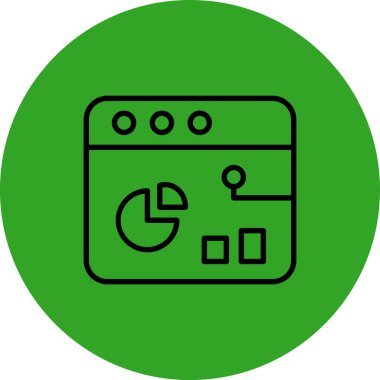 seo modern simgesinin vektör illüstrasyonu