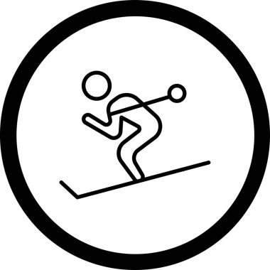 kayak simgesi, vektör illüstrasyonu