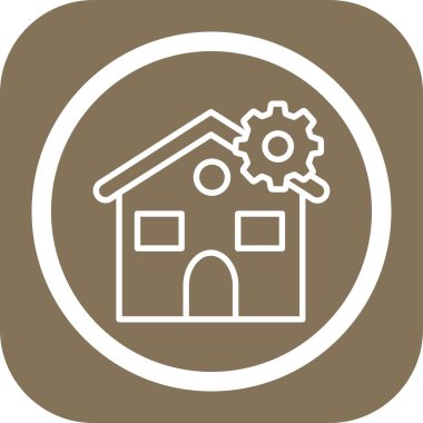 ev simgesi vektör illüstrasyonu