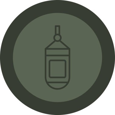 Şişe simgesinin vektör illüstrasyonu