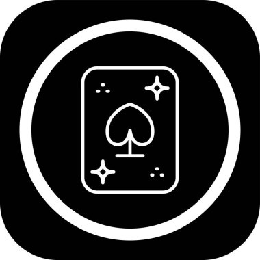 Kumarhane simgesi, vektör illüstrasyonu