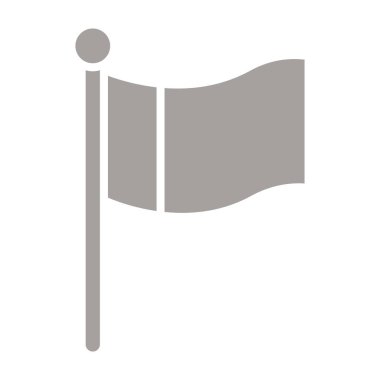 bayrak web simgesi, vektör illüstrasyonu