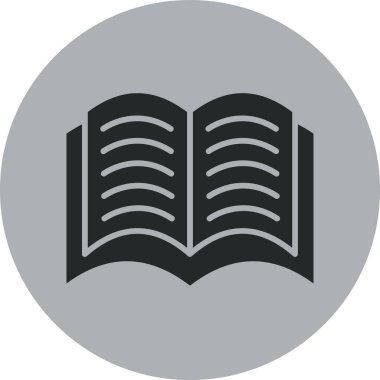 kitap simgesi vektör illüstrasyonu