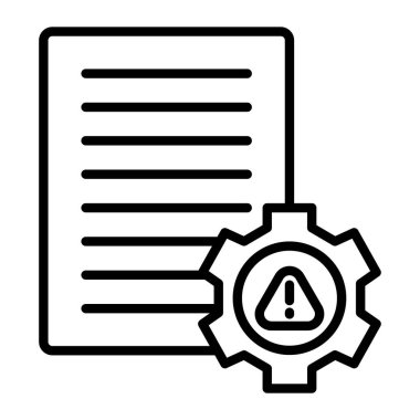 Vektör belgesi Simge illüstrasyonu