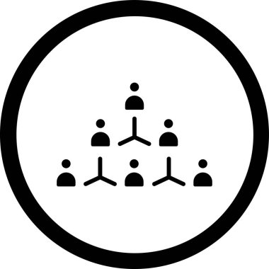 Bir grup insanın vektör çizimi