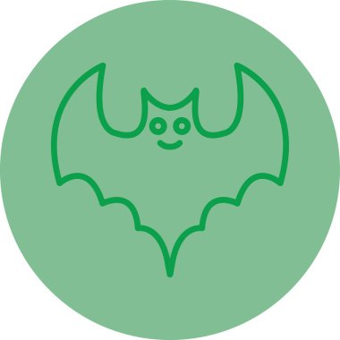 Kolayca değiştirebilen ya da düzenleyebilen Cadılar Bayramı Yarasa vektörü simgesi