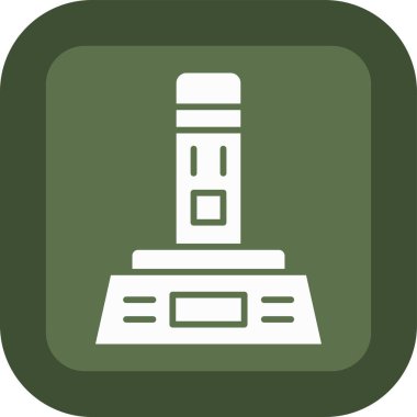 Gaz b simgesinin vektör çizimi