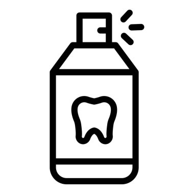 diş simgesi vektör illüstrasyonu