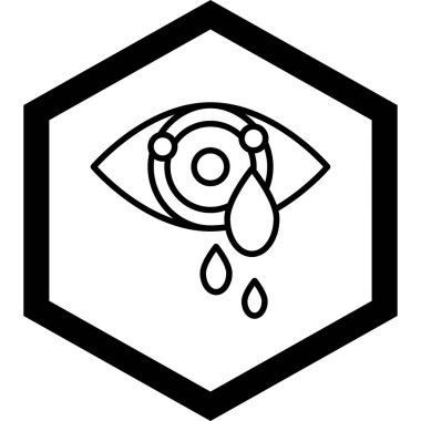 Bir yiyecek ikonunun vektör illüstrasyonu