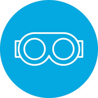 vektör gözlüğü simgesi simgesi