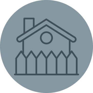 House çit kutsal kişilerin resmi, vektör çizim