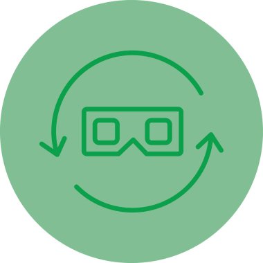 vektör gözlüğü resimleme