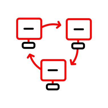 seo modern simgesinin vektör illüstrasyonu